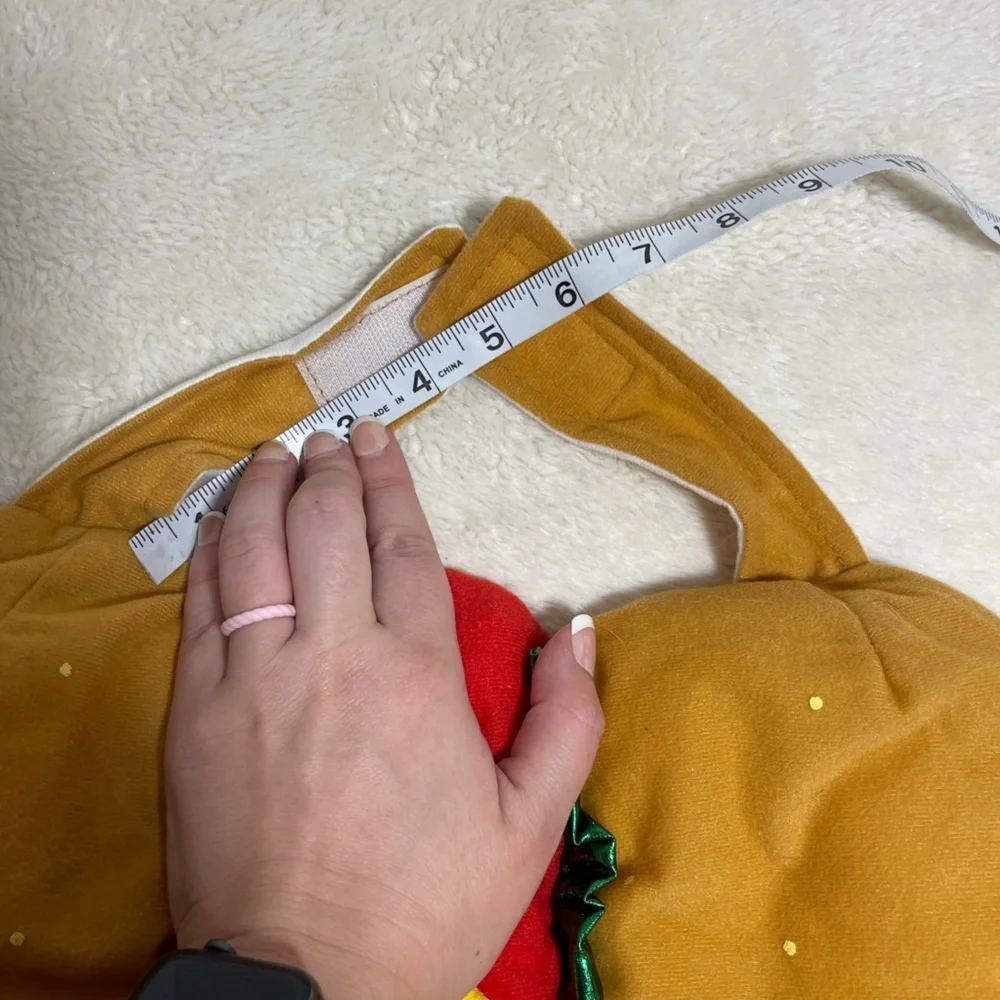 Hot Dog Costume for Dogs - Red and Tan